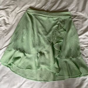 Green and white skirt from Nordstrom size small